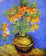 Vincent Van Gogh Crown Imperial Fritillaries in Copper Vase Spain oil painting artist